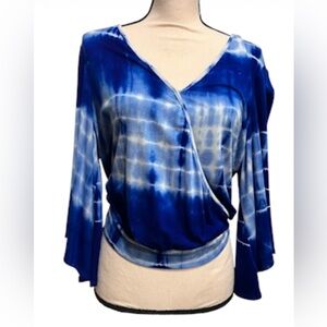 bebe tie-dye top
